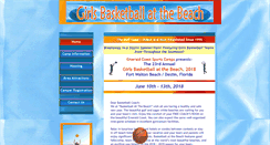 Desktop Screenshot of basketballatthebeach.com