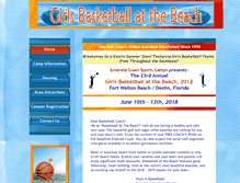 Tablet Screenshot of basketballatthebeach.com